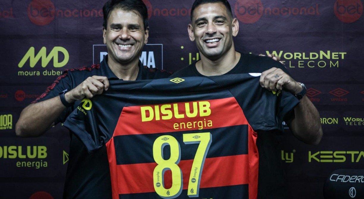 Diego Souza volta ao Sport e veste outra vez a camisa 87