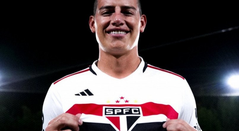 James Rodríguez, jogador do São Paulo