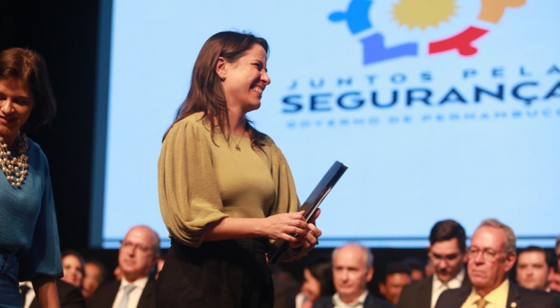 A governadora Raquel Lyra em evento recente