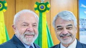 Lula e Humberto Costa, no Planalto