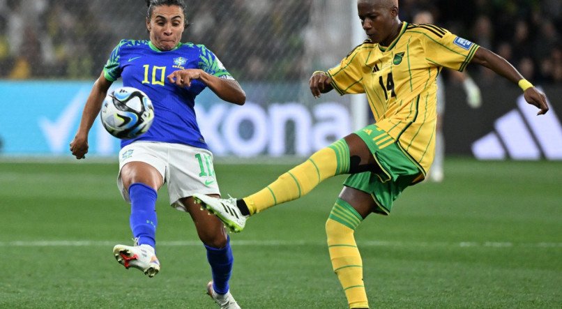 Brasil e Jamaica se enfrentam pela Copa do Mundo Feminina.