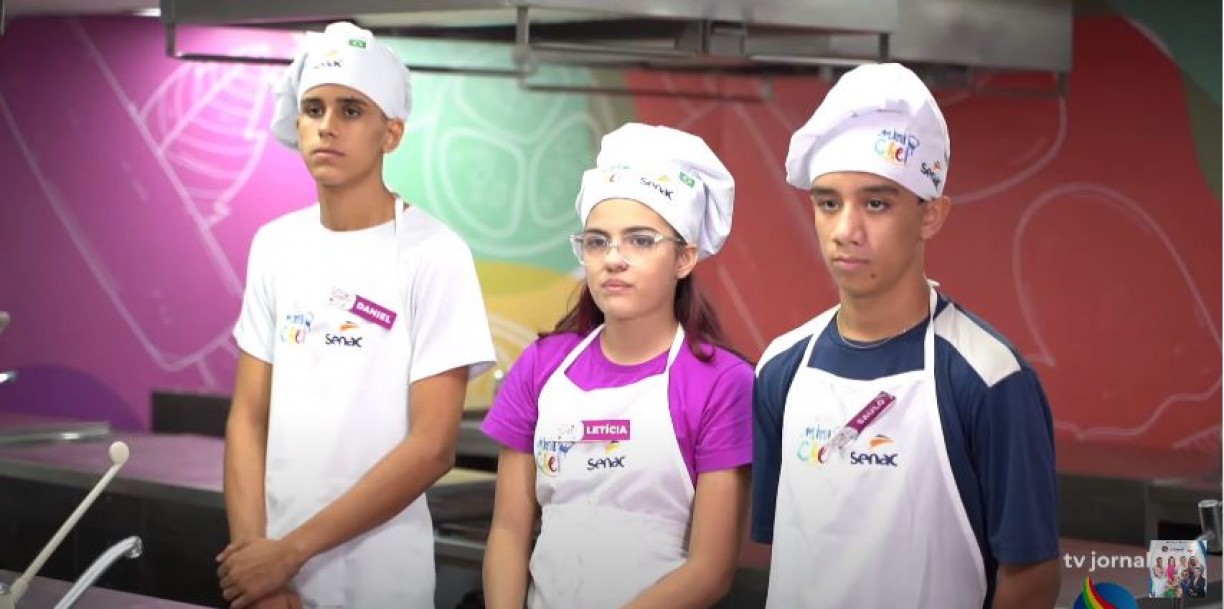 O Mini Chef é um reality de gastronomia para crianças e faz parte do programa Sabor da Gente