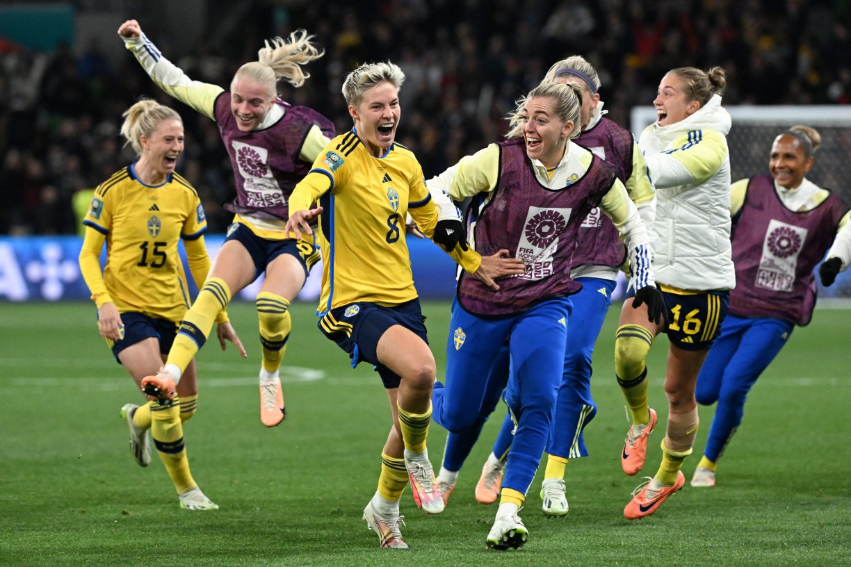 Copa do Mundo Feminina: Suécia faz história e Estados Unidos cai fora nos pênaltis