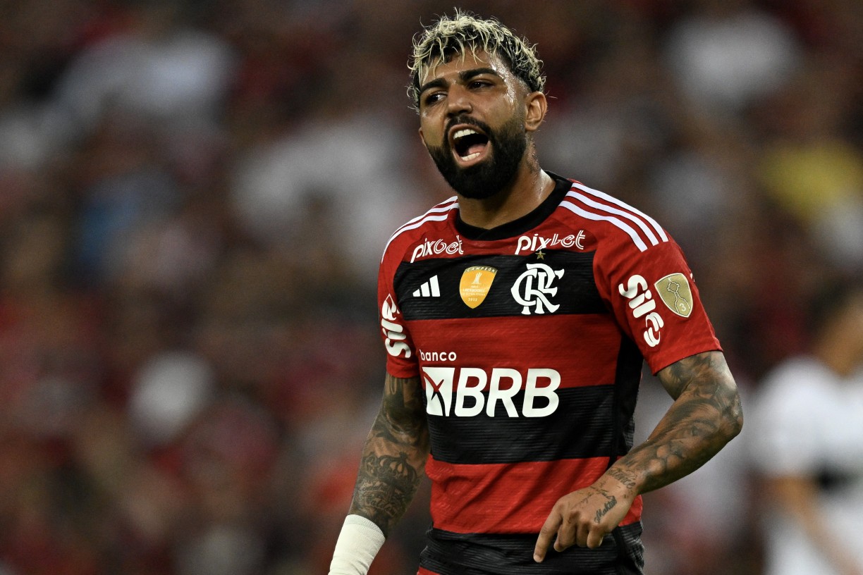 Gabigol &eacute; o camisa 10 do Flamengo.