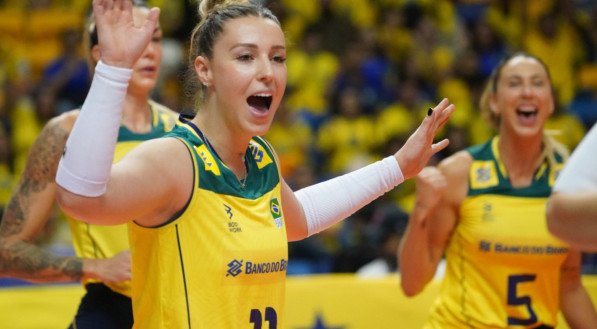 Imagem de Maiara Basso, jogadora da sele&ccedil;&atilde;o brasileira de v&ocirc;lei feminino