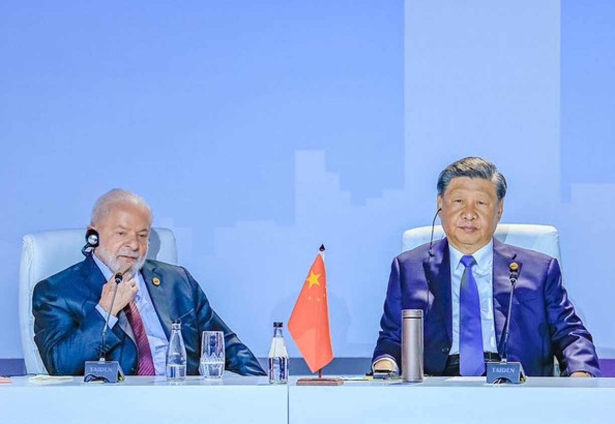 Lula e Xi Jinpinga na Reunião dos Brics