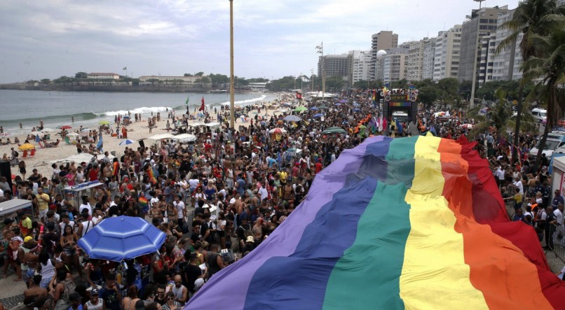 Há paradas da diversidade por várias cidades, como no Rio de Janeiro