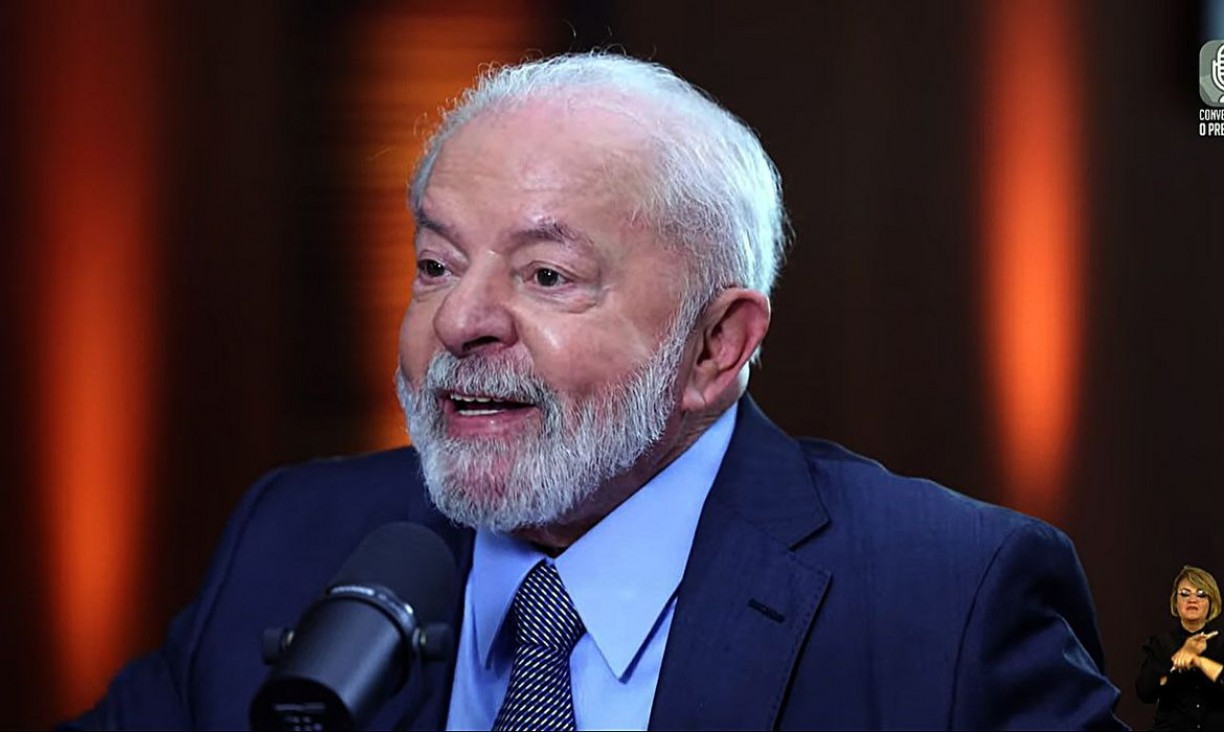 Presidente Lula foi entrevistado por Marcos Uchoa no programa Conversa com o Presidente