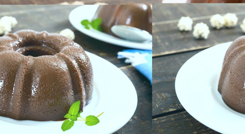 Pudim de chocolate