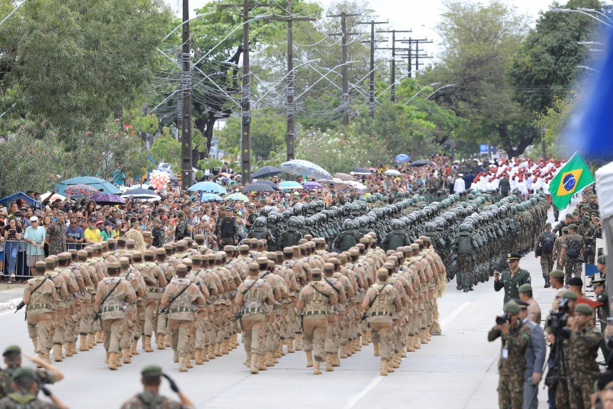 Recife celebra 7 de Setembro com desfile cívico-militar na Imbiribeira. Veja mudanças no trânsito e programação