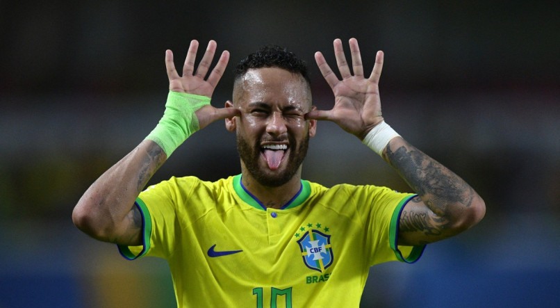 Neymar &eacute; o camisa 10 do Brasil.