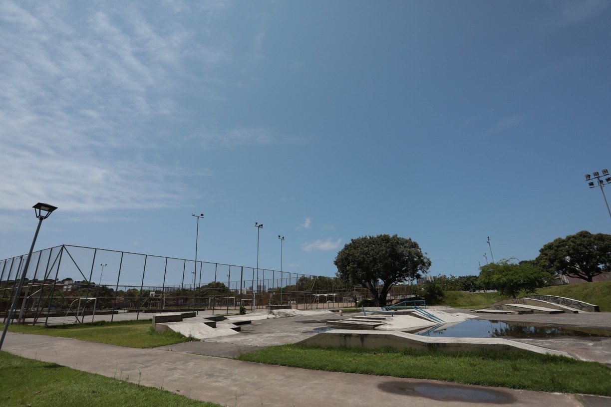 Parque da Macaxeira, na Zona Norte do Recife, concentra poucas &aacute;rvores