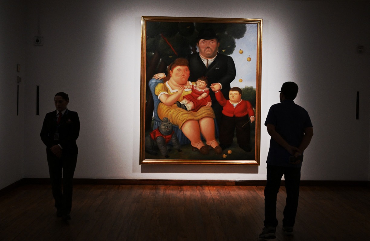 Botero faleceu aos 91 anos, em Mônaco