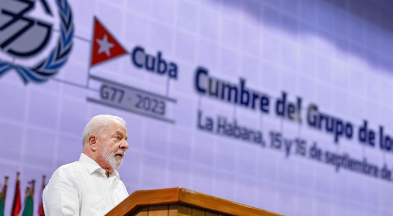 Presidente Lula, durante o debate Geral da Cúpula do G77   China