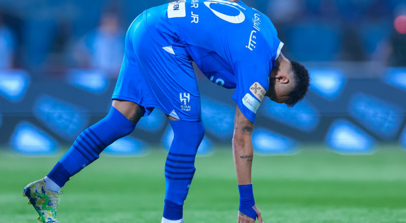 Neymar em ação pelo Al-Hilal