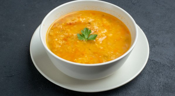 Mingau de cachorro; sopa; caldo