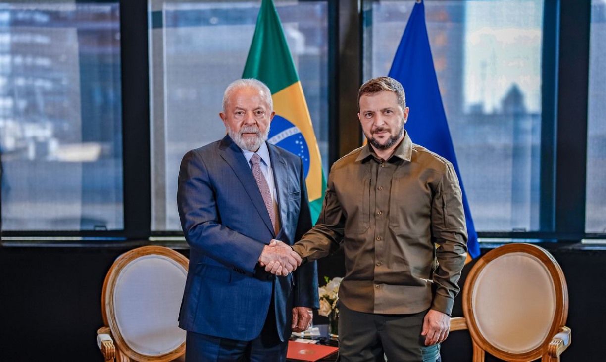 Presidente Lula se encontrou com o Presidente da Ucrânia, Volodymyr Zelensky