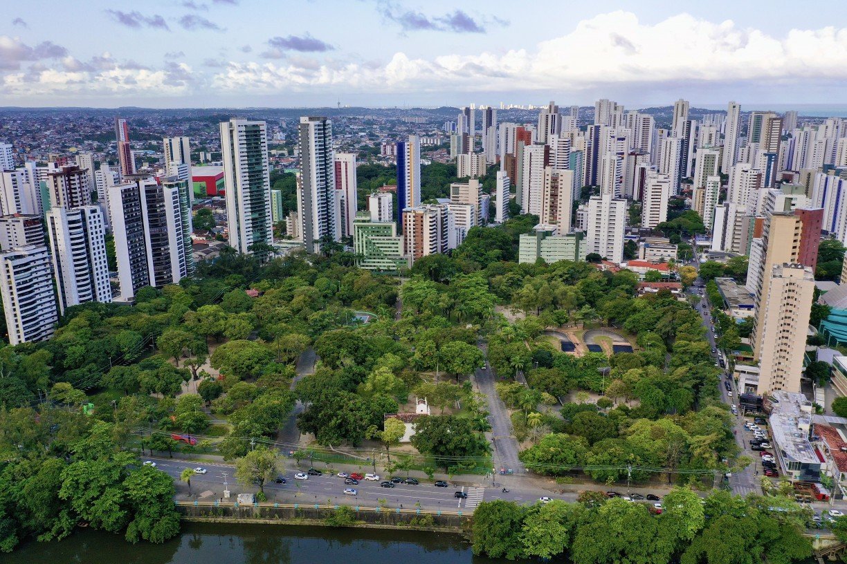 Parque da Jaqueira, na Zona Norte do Recife, fica no bairro com a popula&ccedil;&atilde;o mais rica da cidade