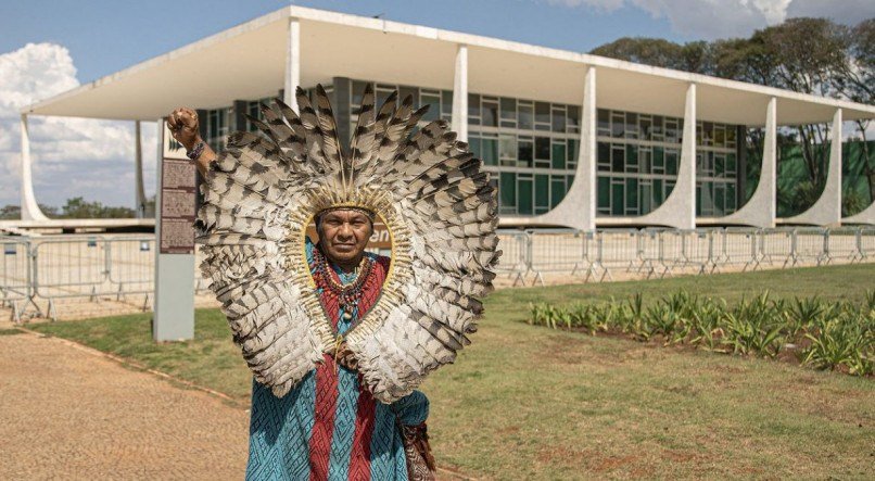 Indígenas comemoraram rejeição ao Marco Temporal