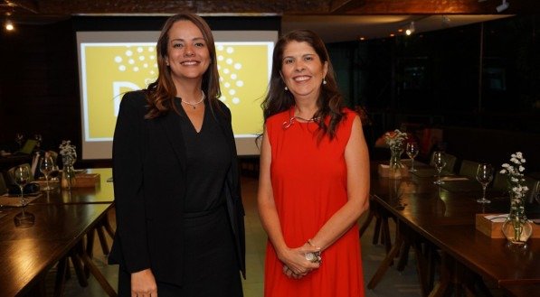As médicas Simone Brandão e Luciana Raposo em evento da Medicina Nuclear ARQUIVO PESSOAL