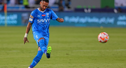 Neymar em jogo do Al-Hilal