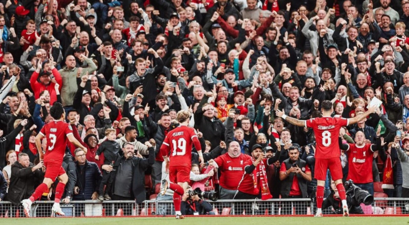 O Liverpool recebeu o Toulouse em Anfield pela terceira rodada da Europa League