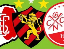 Escudos do Santa Cruz, Sport e Náutico