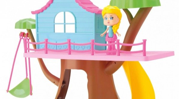 Brinquedo Casa na Árvore Divertoys Surprise com Boneca – Item Sortido