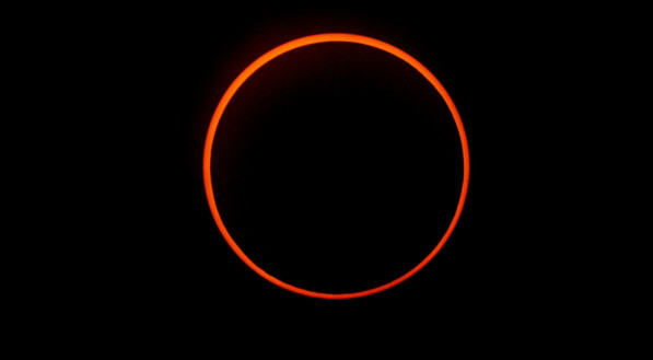 Eclipse solar anular em Penonomé, Panamá