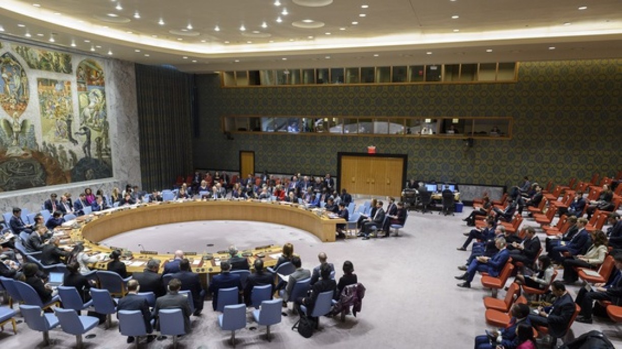 Sessão do Conselho de Segurança da ONU sobre a situação no Oriente Médio envolvendo Israel e Hamas
