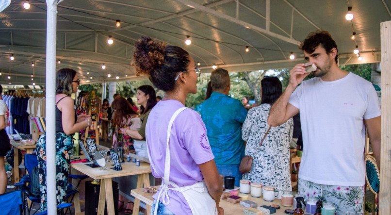 Feira Bon Bini ocupa o Parque Santana, na Zona Norte do Recife