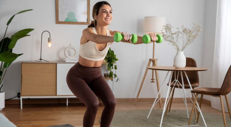 Exercícios para ganhar massa muscular podem ser feito em casa