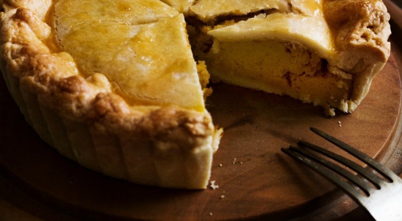 Torta de frango de liquidificador