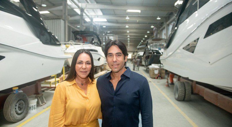 Jonas e Elizabeth Moura já nos preparativos finais para o NX Boats Summer Day
