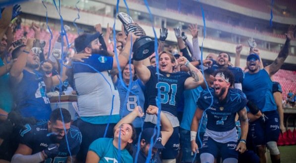 Recife Mariners faz história, vence o Fortaleza e conquista título inédito de futebol americano; veja como foi o jogo