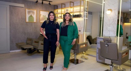 Proprietárias de um salão na zona sul do Recife, as empresárias Karen Cavalcanti e Janaína Barbosa 