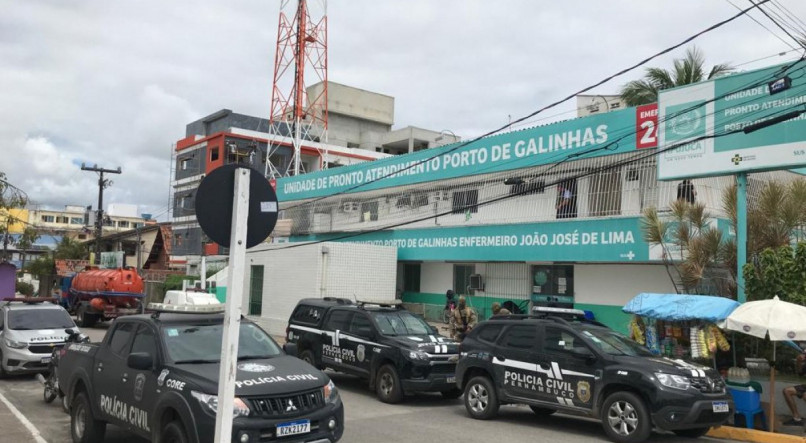 UPA de Porto de Galinhas ficou lotada, nesta quinta-feira, por causa dos atendimentos aos pacientes que usaram a K9
