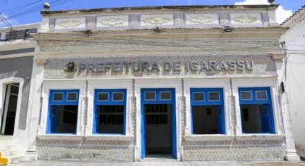 Fachada da sede da prefeitura de Igarassu