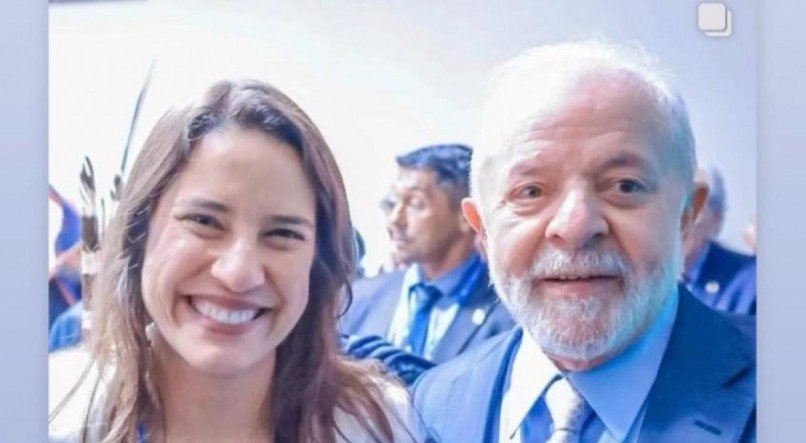 A governadora Raquel Lyra e o presidente Lula