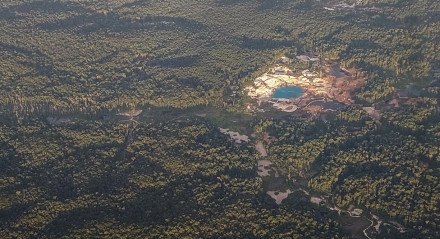 Área de mineração, alvo de disputa da Venezuela com a Guiana 