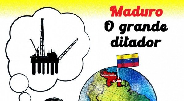 Maduro divulga novo mapa da Venezuela com parte da Guiana