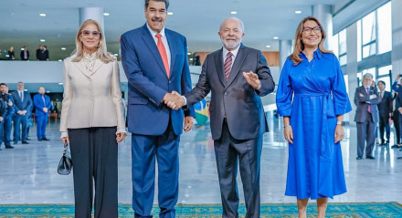 Lula recebe Nicolas Maduro com um democrata em maios de 2022