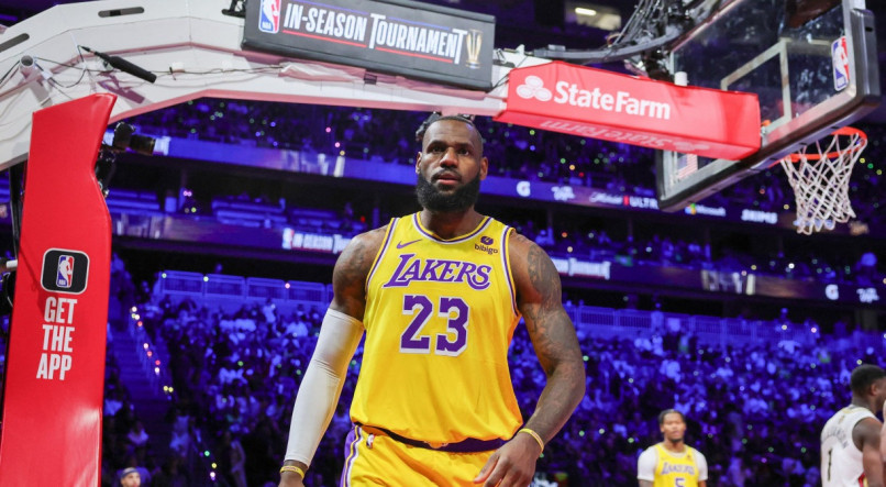 LeBron James é a estrela do Los Angeles Lakers na NBA