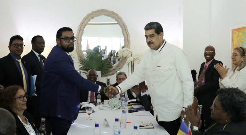 Presidentes da Venezuela, Nicolás Maduro, e da Guiana, Irfaan Ali, se encontram nesta quinta-feira (14) para discutir a respeito do território de Essequibo