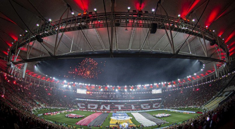 Flamengo costuma mandar seus jogos no Maracanã lotado