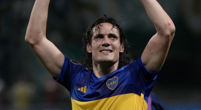 Cavani tem apenas um gol pelo Boca Juniors