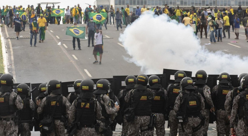 Dia 8 de janeiro de 2023 foi marcado por atos de vandalismo em Brasília