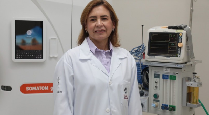 Liege Macedo, coordenadora do setor de anestesia no Hospital Jayme da Fonte