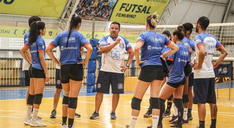 Recife Vôlei terá treino aberto nesta sexta-feira (15).