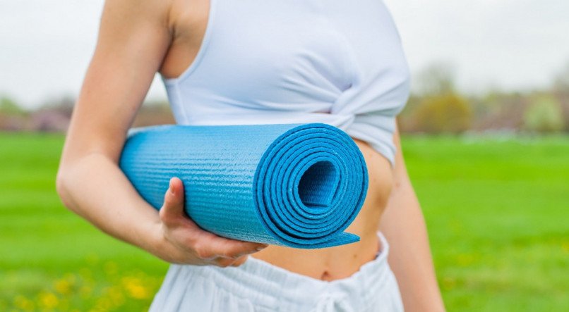 Tapete de pilates.